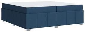 vidaXL Σκελετός Κρεβατιού Άλλο Μπλε 200 x 200 cm ύφασμα