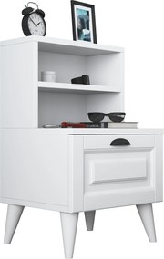 Κομοδίνο Λευκό BD 45x40x74,4