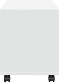 vidaXL Ντουλάπι Τροχήλατο Λευκό 72x33x42,5 εκ. από Επεξ. Ξύλο