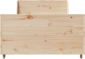 vidaXL Σκελετός Κρεβατιού Χωρίς Στρώμα 100x200 εκ. Μασίφ Πεύκο