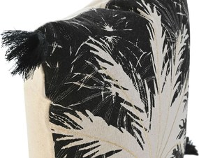 Μαξιλάρι Home ESPRIT Μαύρο Boho Παλάμη 45 x 5 x 45 cm