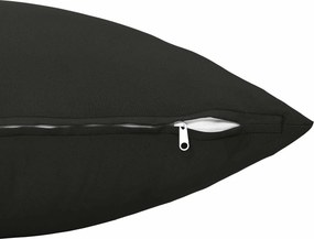 vidaXL Κάλυμμα Μαξιλαριού 2 pcs HEERLEN Μαύρο 40 x 80 cm Πολυεστέρας