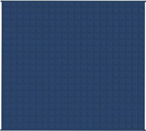 vidaXL Κουβέρτα Βαρύτητας Μπλε 200 x 225 εκ. 13 κ. Υφασμάτινη