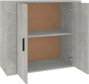 vidaXL Ντουλάπι Γκρι Σκυροδέματος 80x33x70 εκ. Επεξεργασμένο Ξύλο