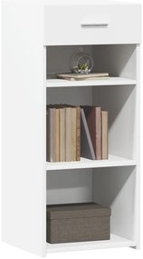 vidaXL Συρταριέρα Λευκή 40x42,5x93 εκ. από Επεξεργασμένο Ξύλο