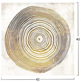 ΠΙΝΑΚΑΣ ΚΑΜΒΑΣ DOME OF CHAPEL OF MONTESIEPI HM7199.03 45x3x45 εκ.