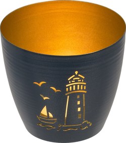 Ρεσώ Μαύρο Μέταλλο 10x10x9cm Σε 2 Σχέδια