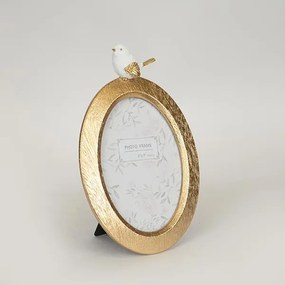 Κορνίζα Ξύλινη Λευκή-Χρυσή 17,2x1,5x22,2εκ. ESTHETI 756-13011