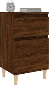 vidaXL Κομοδίνα 2 τεμ. Καφέ Δρυς 40x35x70 εκ.