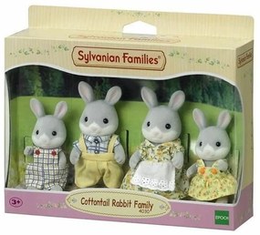 Σετ Κούκλες Sylvanian Families Family Gray Rabbit
