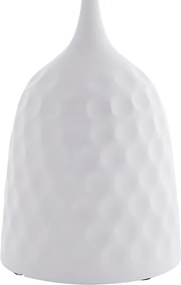Βοηθητικό τραπέζι Kousien Inart λευκό sintered stone Φ50x60εκ