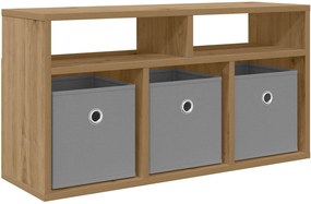 vidaXL Χαμηλό γραφείο 72 x 22,5 x 38 εκ Artisan Oak