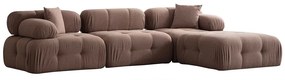 Καναπές Γωνιακός Doblo 560ARE1837 315x210x80cm Cappuccino