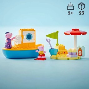 Παιχνίδι Kατασκευή Lego Peppa Pig's Boat Trip Πολύχρωμο