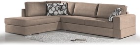 Γωνιακός καναπές Must-Δεξιά-295φ 230β εκ.-Μπεζ