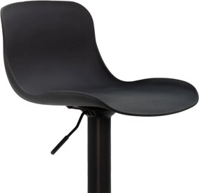 Σκαμπό μπαρ Walden pakoworld PP μαύρο