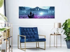 Πίνακας - Magic Venice (1 Part) Narrow Blue - 135x45