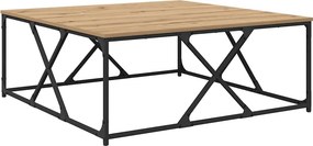 vidaXL Τραπεζάκι σαλονιού Artisan Oak 100 x 100 x 40 cm