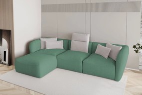 Γωνιακός καναπές Canada Mini-Prasino-Αριστερή
