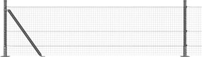 vidaXL Στύλος Περιφράξεων Γκρι 100 x 0,5 μ (25 x 25 mm διχτυού)
