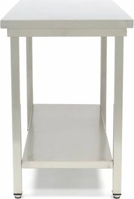Stainless Steel Table - 80 x 70cm - Adjustable Height