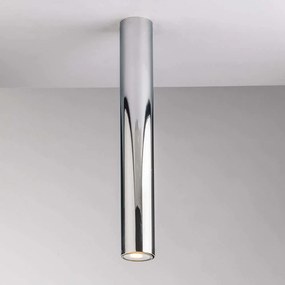 Φωτιστικό Οροφής - Πλαφονιέρα Fluke I-FLUKE-PL40 CR 1xGU10 Φ5,5cm 40cm Chrome Luce Ambiente Design Μέταλλο