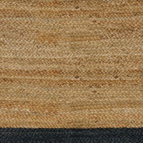 vidaXL Χαλί Περιοχής Σκούρο Γκρι 300 x 300 cm Γιούτα