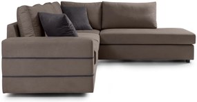Γωνιακός καναπές Holmes-Mocca-Δεξιά