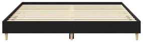 vidaXL Σκελετός Κρεβατιού Μαύρη Οξυά 180 x 200 cm Επεξεργασμένο ξύλο
