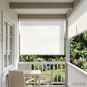 vidaXL Ρολό Κουρτίνα UV Προστασία Λευκό 200 x 140 cm Πολυεστέρας