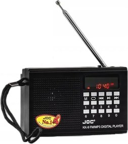 Επαναφορτιζόμενο ραδιόφωνο - JOC-KK9 - 370175 - Black