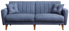 Καναπές - Κρεβάτι Τριθέσιος Aqua 867UNQ1314 210x82x85cm Dark Blue