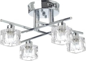 Φωτιστικό Οροφής Πολύφωτο Aca Martini AD00714 Chrome