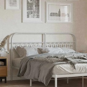 vidaXL Ανταλλακτικό κεφαλάρι Λευκό 150 εκ. Μεταλλικό