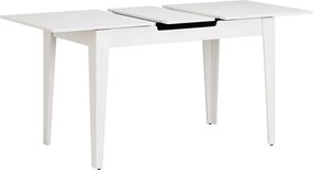 Τραπέζι Trendline Megapap επεκτεινόμενο χρώμα λευκό 120/150x70x75εκ.