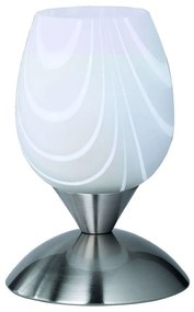 Φωτιστικό Επιτραπέζιο Cup II R59441001 12x18cm 1xE14 40W Nickel-White RL Lighting
