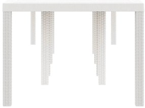 vidaXL Τραπέζι Κήπου Λευκό 300 x 100 x 73 εκ συνθετικό ρατάν