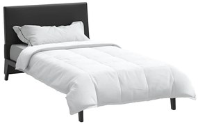 vidaXL Κουβέρτα 2 σε 1 Λευκό 155 x 200 εκ. Φτερό