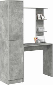 vidaXL Γραφείο 2 pcs Σκυρόδεμα Γκρι