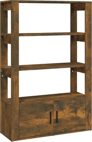 vidaXL Ντουλάπι Καπνιστή Δρυς 80x30x119,5 εκ. από Επεξεργασμένο Ξύλο