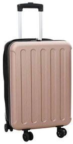 vidaXL Βαλίτσα Σκληρής Θήκης 20'' Ροζ Χρυσό 34x23x55.5 εκ. ABS