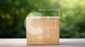 Intra Συλλεκτικό Ξύλινο Παζλ Plywood  4mm - Ξύλινο μπλοκ στο τραπέζι με πράσινο φόντο Σε Ξύλινο Κουτί - Διαστάσεις Puzzle: 10x10 cm – 25 κομμάτια