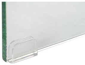 Σκευοθήκη DKD Home Decor   Καφέ Διαφανές Κρυστάλλινο Kαρυδιά Ξύλο MDF 160 x 45 x 80 cm