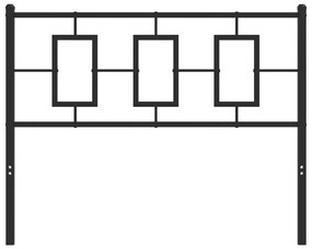 vidaXL Κεφαλάρι Μαύρο 107 εκ. Μεταλλικό