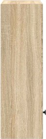 vidaXL Βιβλιοθήκη Sonoma Δρυς 31x24x77 εκ. από Επεξεργασμένο Ξύλο