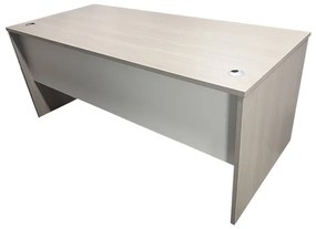 Γραφείο εργασίας Armadi pakoworld σε sonoma-λευκή απόχρωση 140x70x75εκ