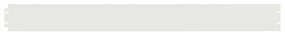 vidaXL Περιφράξεις γκαζόν 10 τεμάχια Λευκό από χάλυβα ψυχρής έλασης
