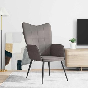 vidaXL Πολυθρόνα Relax Χρώμα Taupe Υφασμάτινη