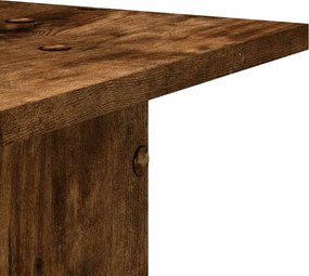 vidaXL Βάσεις Ηχείων 2Τεμ. Καπνιστή Δρυς 30x30x80εκ Επεξεργασμένο Ξύλο