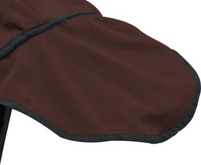 vidaXL Σαμάρι Ίππου Πλήρης Σκούρος Καφέ 125 cm Πολικές φλις